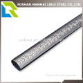 Decorative oval stainless steel tube with cloud pattern